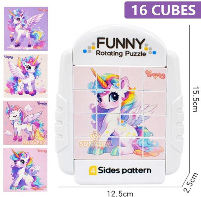 Yiran toy 4in1 Rotierendes Puzzle, Fidget Spielzeug, ab 3 Jahre - Bild 1