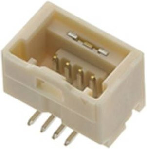 Molex Stiftgehäuse-Platine in Beige mit einem Rastermaß von 1,50 mm - Bild 1