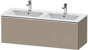 Duravit Waschtischunterschrank D-Neo wandhängend in Weiß/Beige B/T/H: 128 x 46,2 x 44 cm - Bild 1