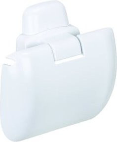WENKO Toilettenpapierhalter Pur aus Kunststoff in Weiß, Wandmontage - Bild 1