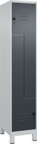 C+P Z-Spind Classic PLUS mit 2 Fächern, Grau/Anthrazit, B/T/H: 195 x 40 x 50 cm - Bild 1