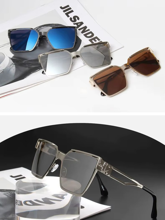 KENBO Sonnenbrille, Vollrand, Square, Metall, Unisex - Bild 4