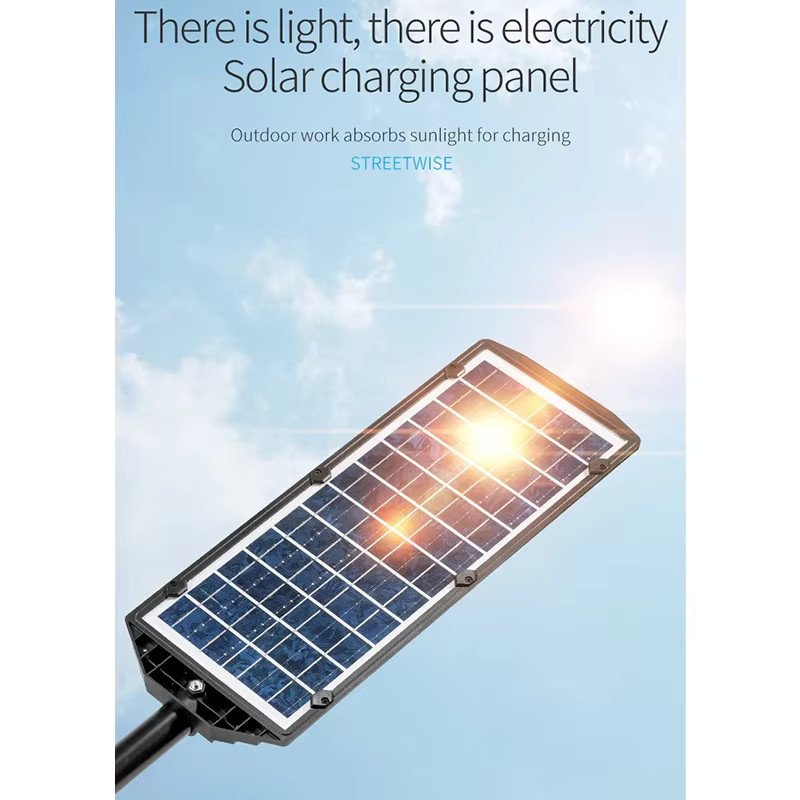 ESMARTER Solar-Bewegungsmelder-Wandlampe mit LED und 3 Beleuchtungsmodi, wasserdichte Außenleuchte für Garten und Terrasse, Schwarz - Bild 3
