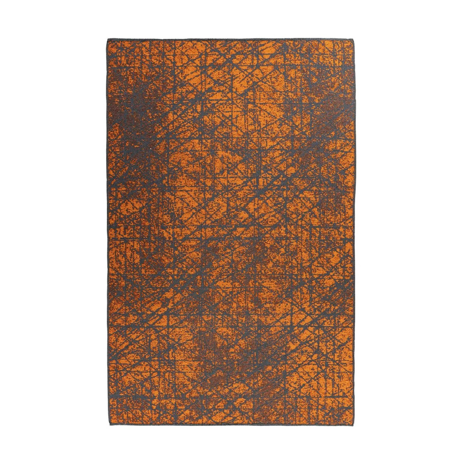 MeGusta Kurzflor Teppich Cristina in Orange Multicolor mit Used-Look, B/B: 80 x 150 cm - Bild 2