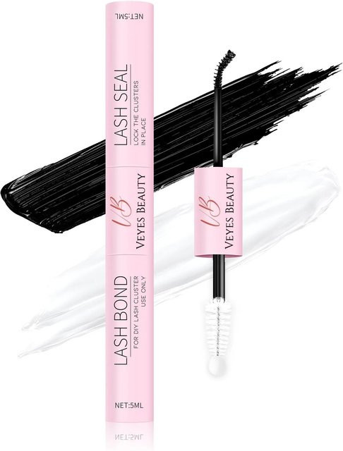 Veyesbeauty 2 in 1 Wimpernkleber & Versiegelung, 10 ml, schwarz - Bild 1