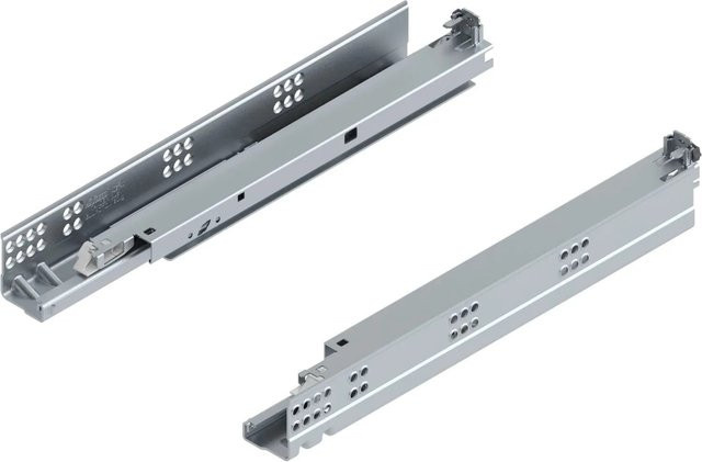 Blum Unterbodenführung Tandem Blumotion plus 560H, Farbe: Silber, Länge: 380 mm - Bild 1