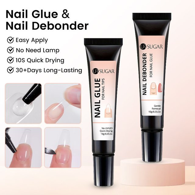 UR SUGAR Nagelkleber-Entferner-Set, 10g, für künstliche Nägel - Bild 1
