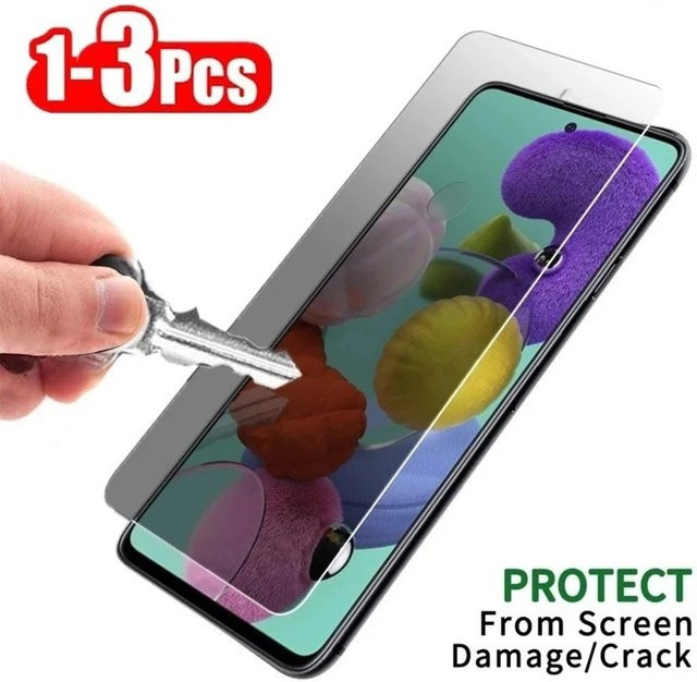 Sichtschutz Panzerglas für Samsung Galaxy A71 A72 A73 M52 M53 F54 und Quantum Quantum3 in Transparent - Bild 1