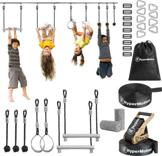 HyperMotion Ninja Set Obstakelparcours Slackline 7 Tuinobstakels - Bild 1