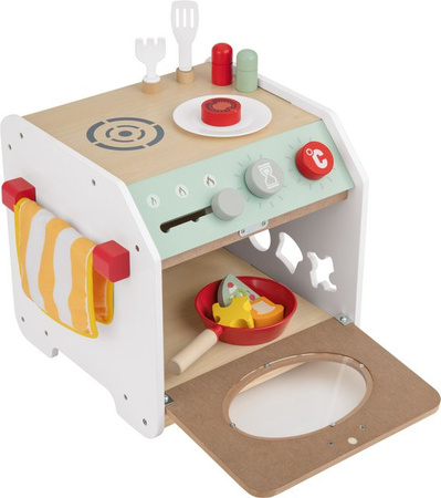 PLAYTIVE Holz Motorikwürfel Küche und Werkbank ab 1,5 Jahren