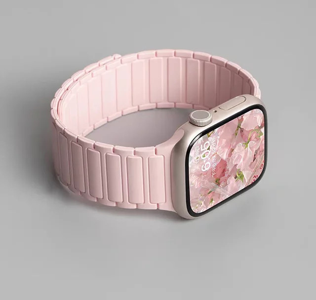 CAOWTAN Uhrenarmband Silikon, Magnetisch, Unisex - Bild 1