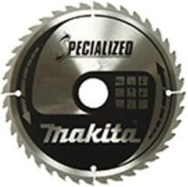 Makita Kreissägeblatt für Holz und Metall, Farbe: Silber, Durchmesser: 190 mm, Bohrung: 24 mm, Breite: 19 mm, Höhe: 3 mm, B/T/H: 190 x 19 x 24 mm - Bild 1