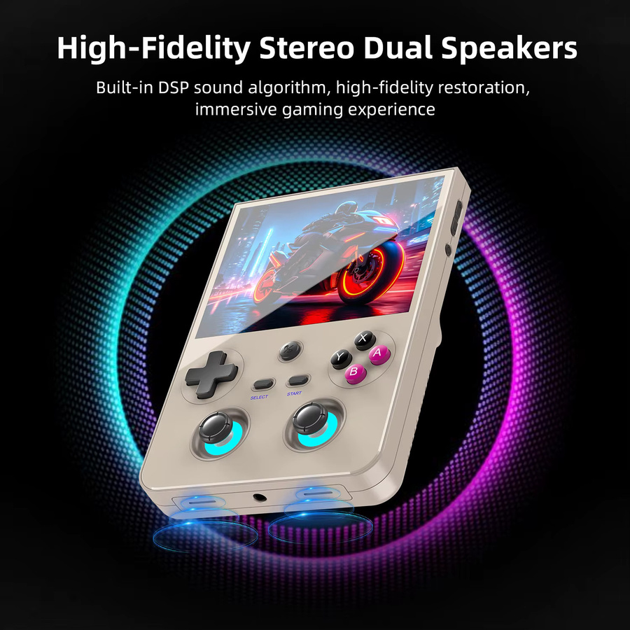 Anbernic RG477V Retro Handheld-Videospielkonsole in Schwarz mit 4,7 Zoll LTPS In-Cell Display und Android 14 - Bild 3