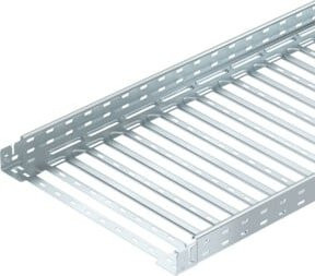 OBO Bettermann Kabelrinne MKSM 650 FS in Silber, B/H/L: 50 x 6 x 305 cm - Bild 1