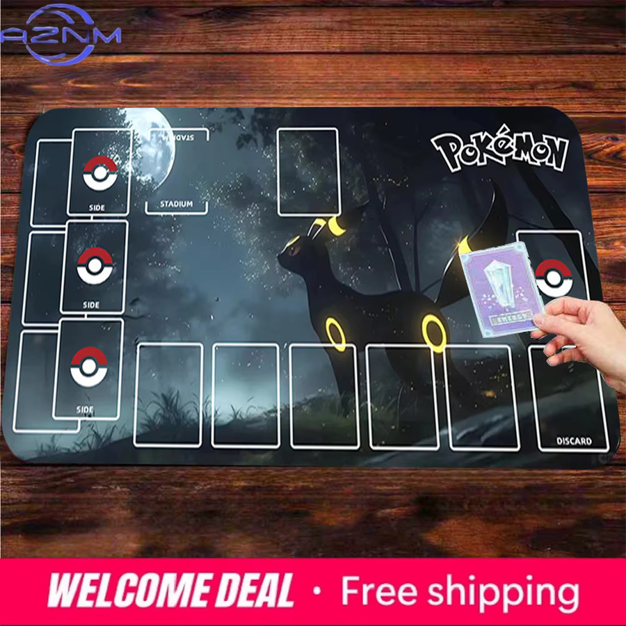 Potdemiel Pokémon Night Scene Umbreon Playmat, Gaming-Schreibtisch-Mauspad - Bild 2