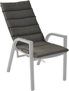 Auflage Siros in Grau, B: 122 cm, T: 50 cm, H: 4 cm - Bild 1