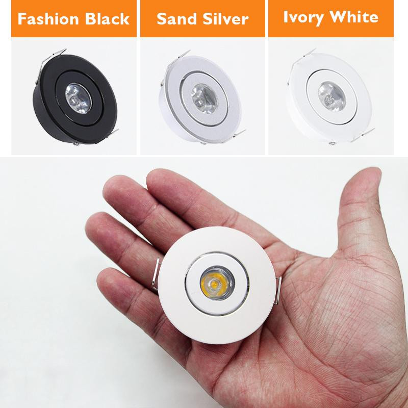 10er Set Cosy Homes LED Mini Downlights 3W Einbaustrahler Dimmbar in Weiß, Schwarz oder Silber mit Natural White 4000K - Bild 4