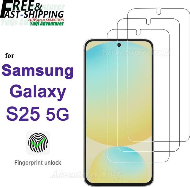 Samsung Galaxy S25 5G Displayschutzfolie aus gehärtetem Glas, HD Crystal Mica 9H, transparent, 6,2 Zoll - Bild 1