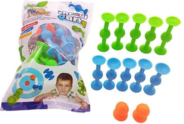 BC Pet Supplies Eltern-Kind Saugnapf Spielzeug, Weiche Wurf Darts Pop Saugnapf Spielzeug, ab 14 Jahren - Bild 1