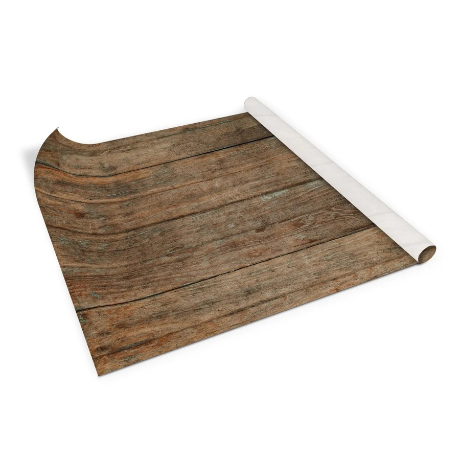 Tulup Möbelfolie Alte Bretter in Braun, Klebefolie für Schränke und Möbel, B: 100 cm, H: 50 cm - Bild 2