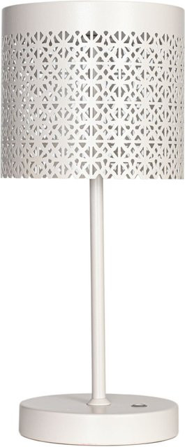 Rydens Maison Tischleuchte aus Metall mit LED, dimmbar und IP44, beige, B: 15 cm, H: 34,5 cm - Bild 1