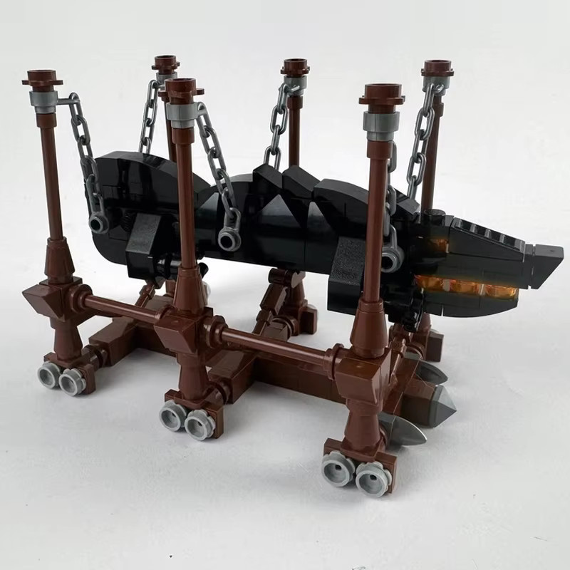 UU Ringe Mittelalterliche Belagerungsmaschine Modell Ausstellungsset, Bausteine - Bild 2