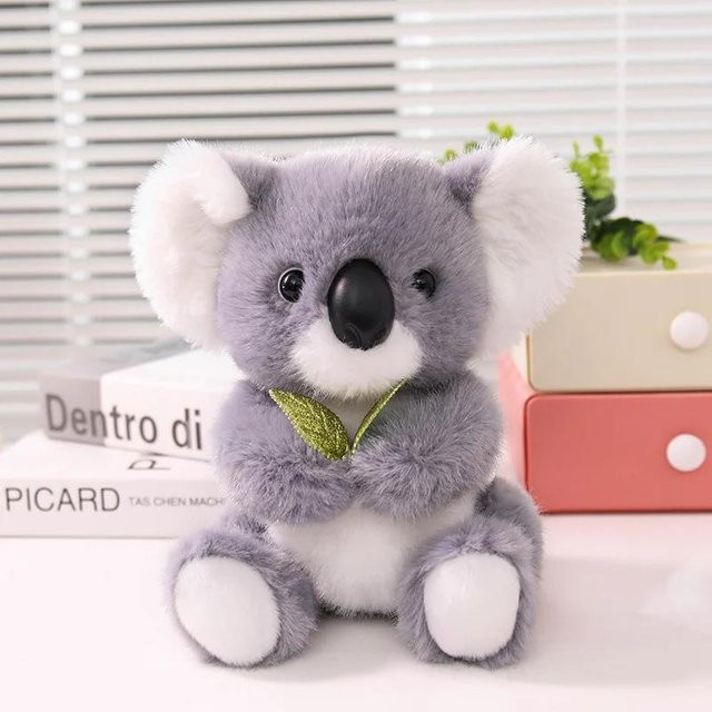 Yiran toy Koala-Stofftier, Grau, Grün, Rosa, Plüsch / Textil, 22cm - Bild 1