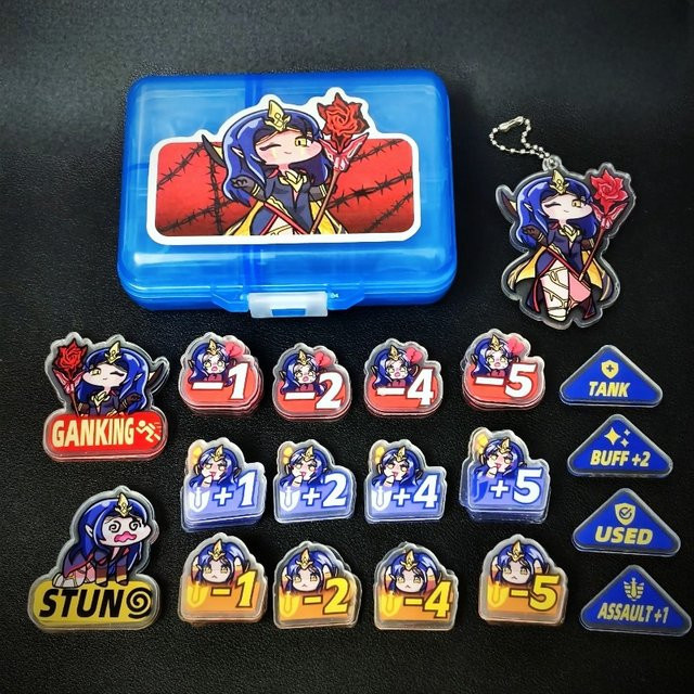 Bandai Riftbounds Schadenszähler, Acryl, Brettspiel-Zubehör - Bild 1