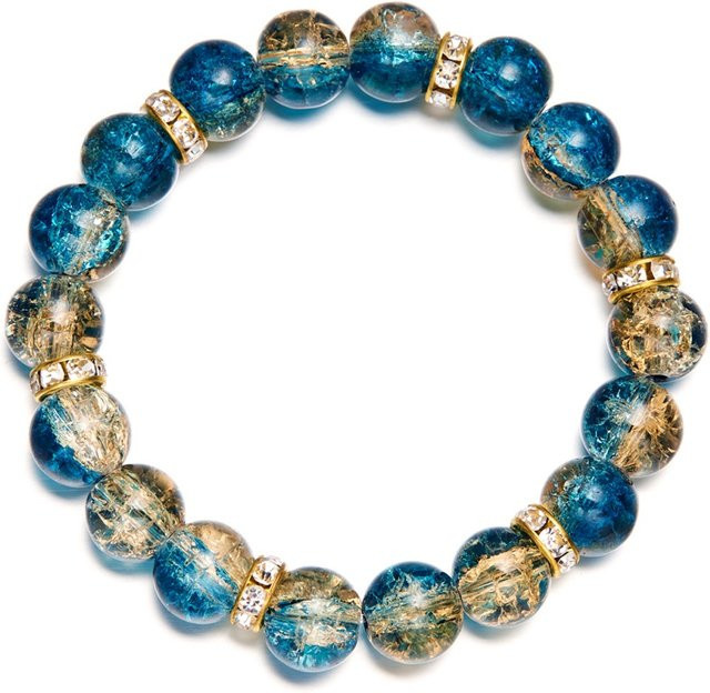 Rinhoo Armband, Bunte Glasperlen, Kristall, Perle, Unisex - Bild 1