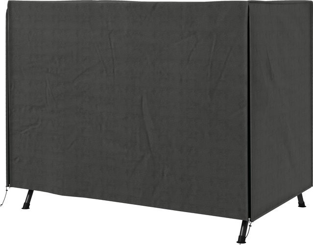Outsunny Hollywoodschaukel Abdeckung für 3 Sitzer, wasserabweisende und UV-beständige Schutzhülle aus 600D Oxford Gewebe, Dunkelgrau, B/T/H: 205 x 124 x 164 cm - Bild 1