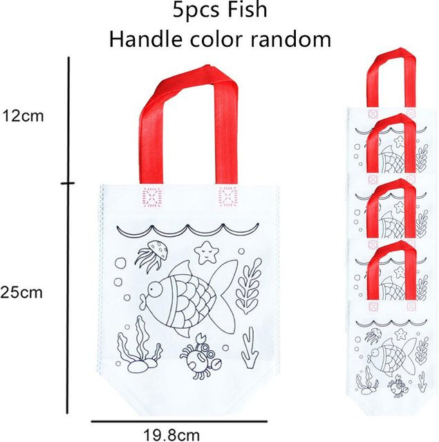 Yiran bag Graffiti-Tasche, 5-teiliges Set, ab 3 Jahren - Bild 1