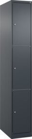 C+P Schließfachschrank Classic PLUS mit 1 Abteil in Anthrazitgrau, H x B x T: 185 x 30 x 50 cm - Bild 1