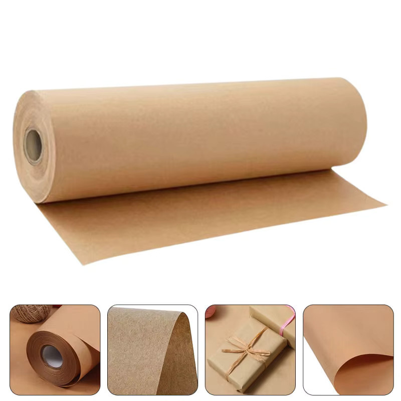 Braune Kraftpapierrolle zum Verpacken und Malen, Breite: 30 cm - Bild 2