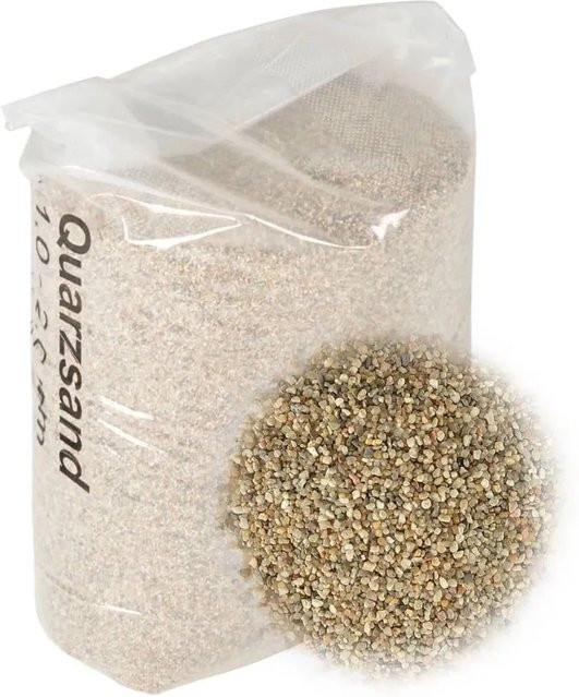 vidaXL Filtersand Quarzsand für Sandfilteranlagen, 25 kg, Korngröße 1,0-2,0 mm - Bild 1