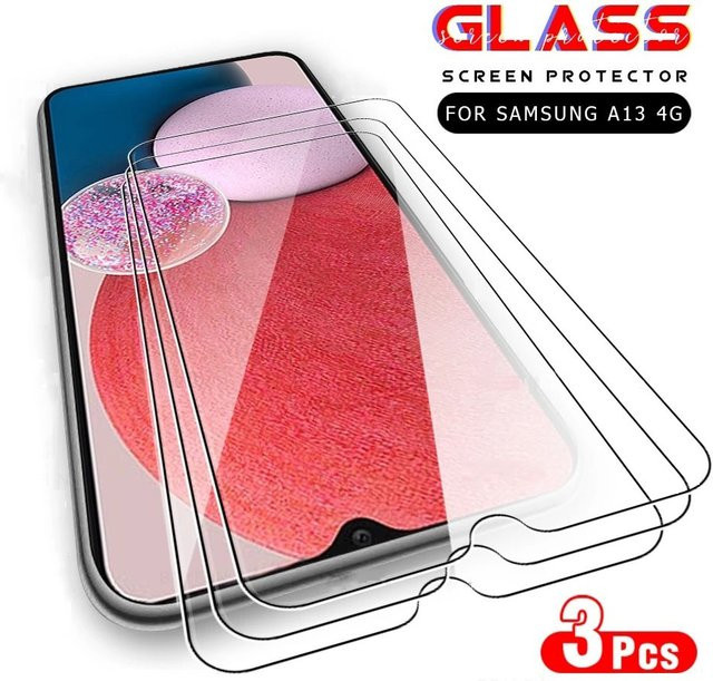 3er-Pack Displayschutzfolie aus gehärtetem Glas für Samsung Galaxy A05 A05S A15 A25 4G 5G A04 A04S A04E A24 A34 A54, transparent - Bild 1