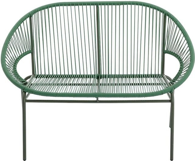 Gartenbank Alios von Vente-unique aus Polyrattan in Khaki Grün, Breite: 115 cm - Bild 1