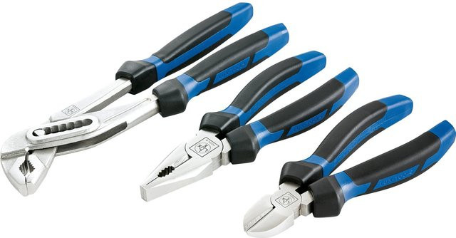 LUX-TOOLS 3-teiliges Zangenset aus Stahl in Multicolor - Bild 1