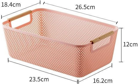 Multifunktionaler Hohlkorb von Binchi Outdoor Product in Rosa für Badezimmer, Küche oder als Nachttisch - Bild 1
