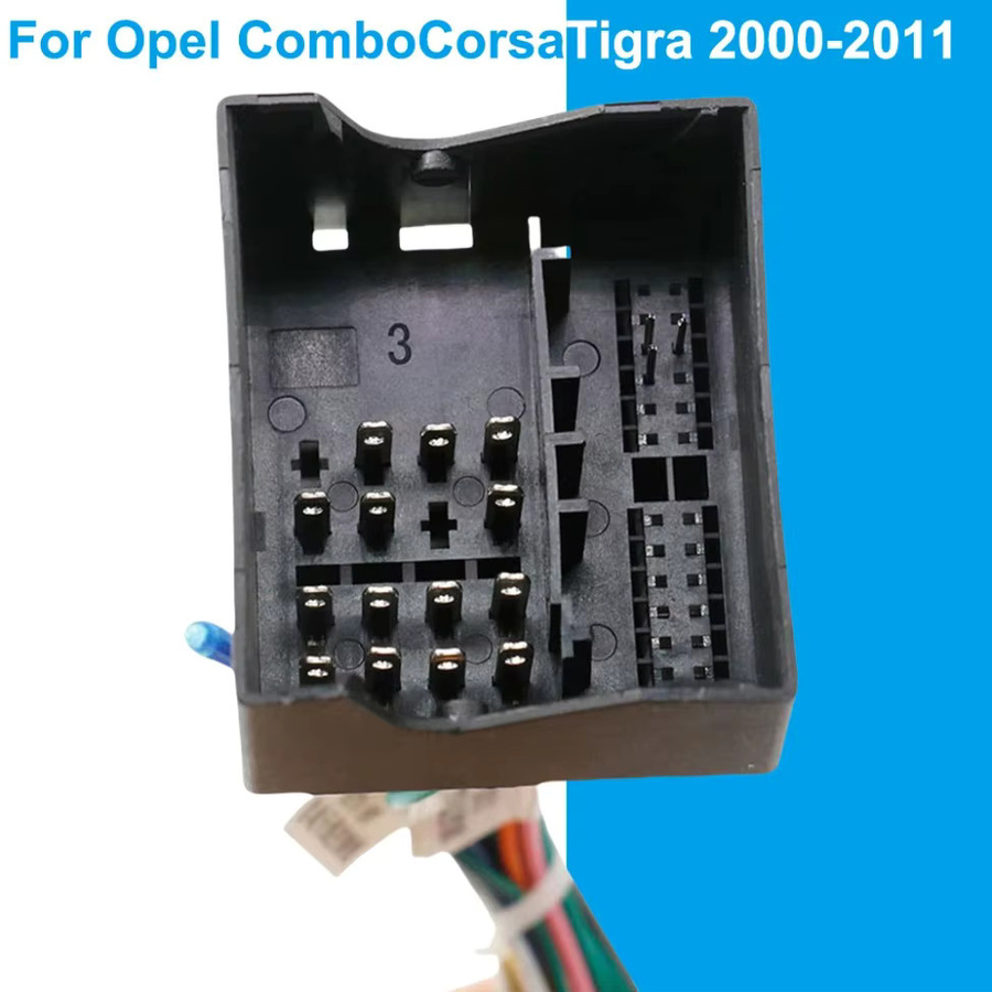 Auto Stereo Kabelbaum Adapter für Opel Astra H, Zafira B, Antara, Vectra C, Corsa D und Meriva A (2004-2014) für Android Radio Power Kabel - Bild 2