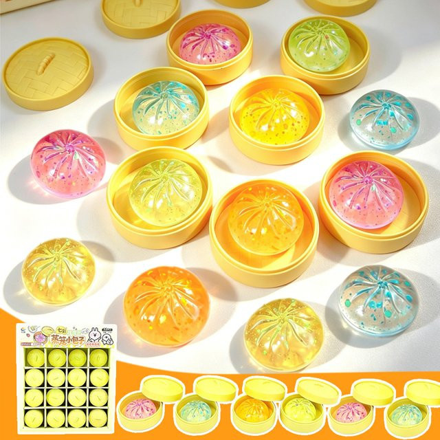 Bandai Glitzer-Dumpling Squishy Blind Box, Maltose Slow Rebound Spielzeug - Bild 1