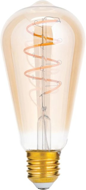 Orion Leuchten LED-Vintagebirne E27 im Retro-Stil, dimmbar, 4W, 2200 K Warmweiß, transparent - Bild 1