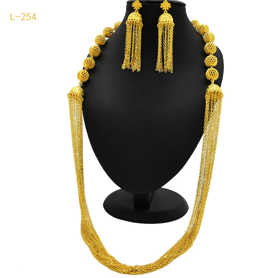 ANIID Halskette & Ohrringe Set, Gold, Damen, Hochzeit - Bild 2