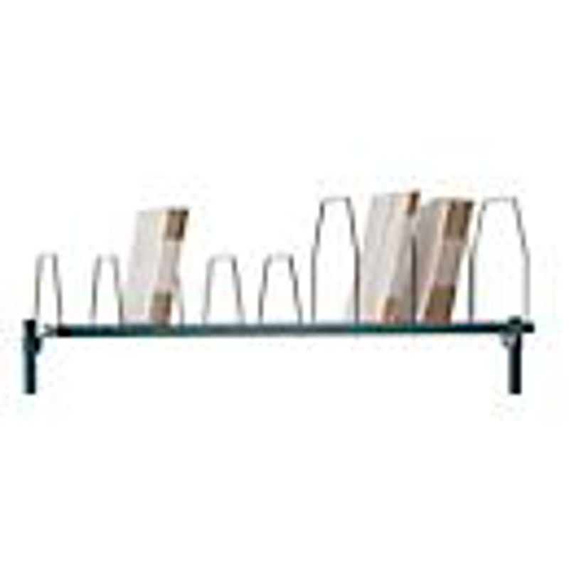 Rocholz Anbaumagazin SYSTEM 2000 für Pack- und Arbeitstisch mit 9 Zwischenteilern, hellgrau, B/T/H: 1600 x 600 x 400 mm - Bild 2