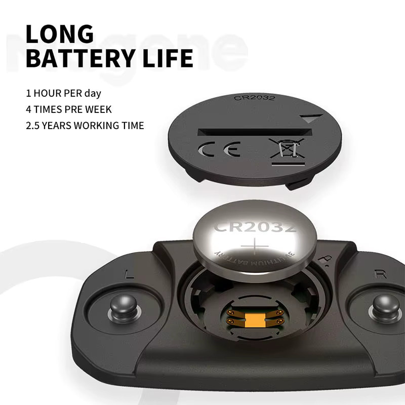 Magene H303 Herzfrequenzsensor mit Brustgurt in Schwarz, Bluetooth und ANT Dual Mode für Fahrrad und Sport - Bild 3