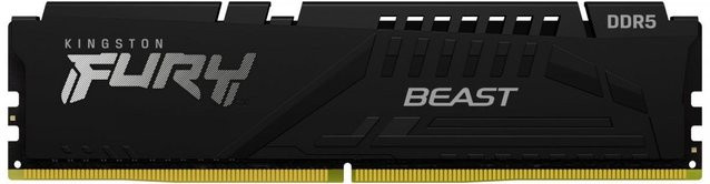 Kingston Fury Beast DDR5 Arbeitsspeicher 32GB 6000 MHz CL36 Schwarz - Bild 1