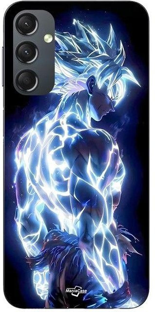 Maniacase Handyhülle für Samsung Galaxy A05s Dragon Ball Z Goku Ultra Instinct glänzend schwarz multicolor - Bild 1