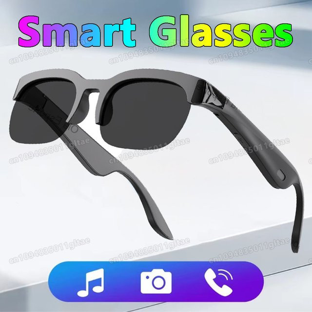 Ola Esporte Smart Sonnenbrille mit Bluetooth Kopfhörer und Kamera in Schwarz für Android - Bild 1