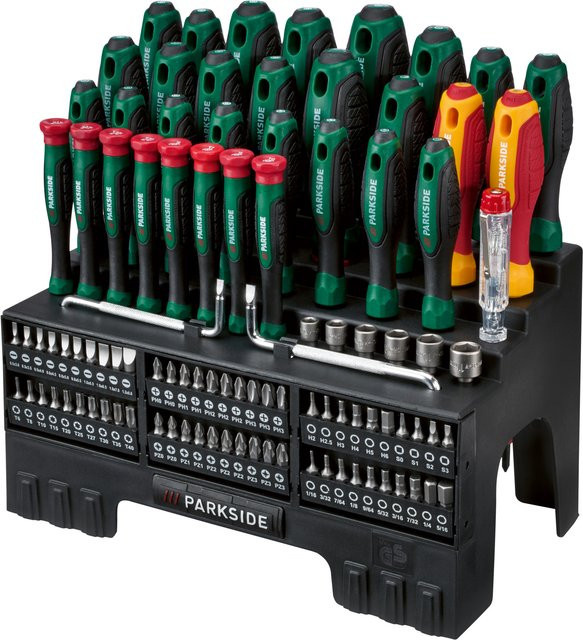 Parkside Schraubendreher- und Bit-Set, 101-teilig, Multicolor - Bild 1