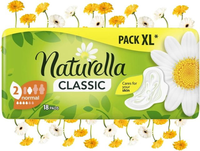 Naturella Classic Binden mit Flügeln, 18 Stück, Damen - Bild 1