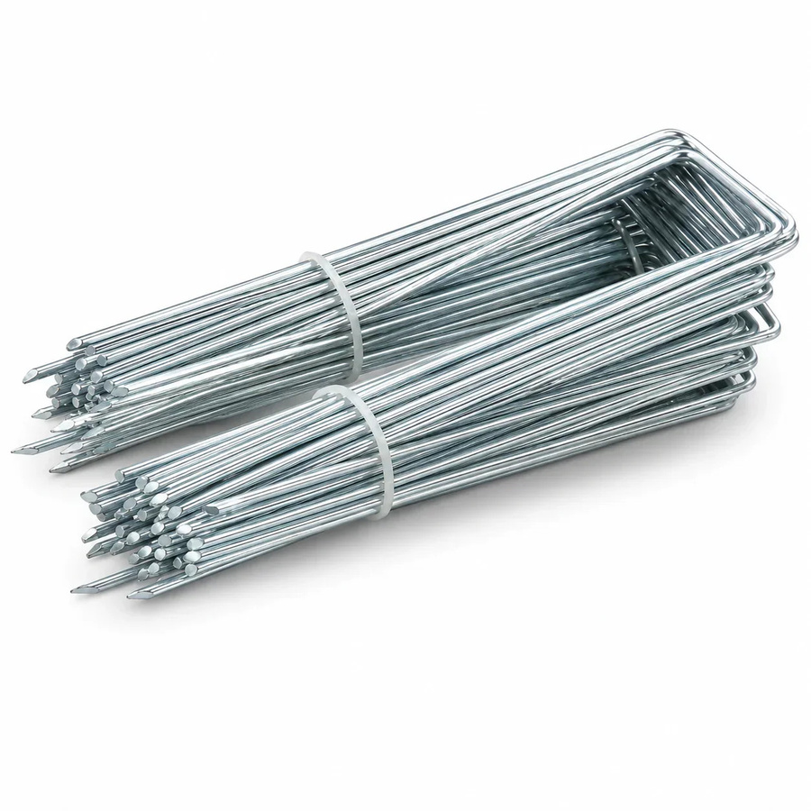 Lolaa Pflanzstecker aus Metall in Silber, 50 Stück, 3 mm Durchmesser - Bild 1